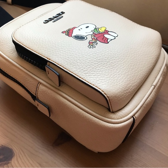 🐶 Coach X Peanuts Track Pack 14 With Snoopy Motif - Picture 7 of 13